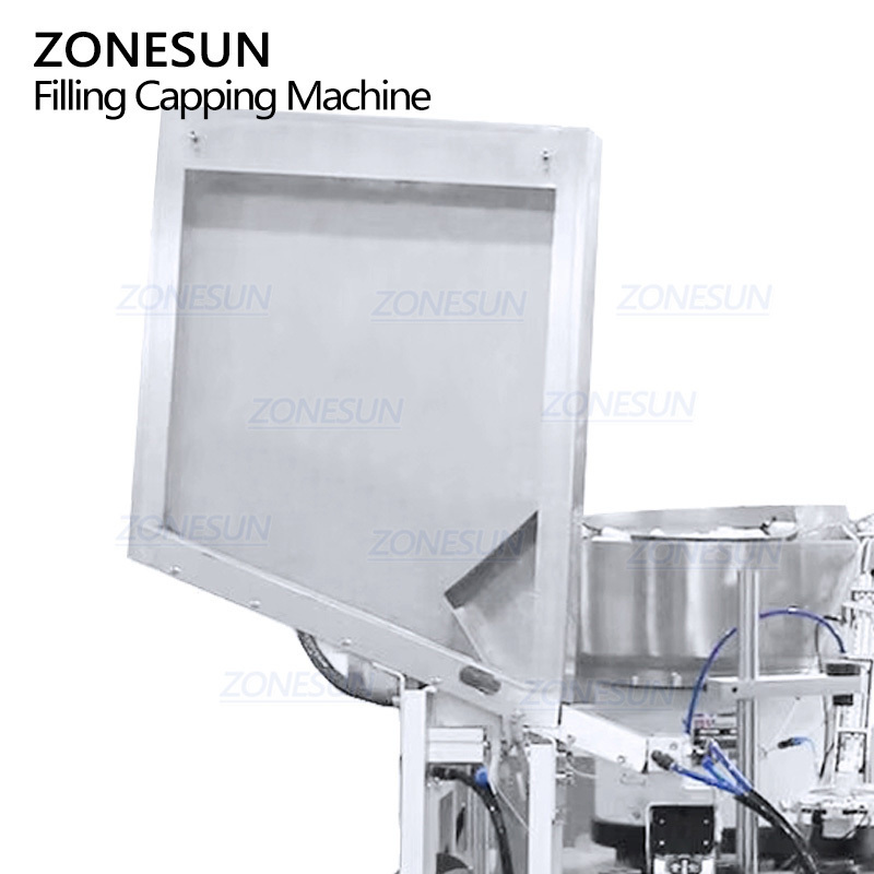 ZONESUN ZS-AFC23A Piston Pump Monoblock Rotary Automatic Cosmetic Lip Gloss Eyeliner Mascara Filling Capping Machine