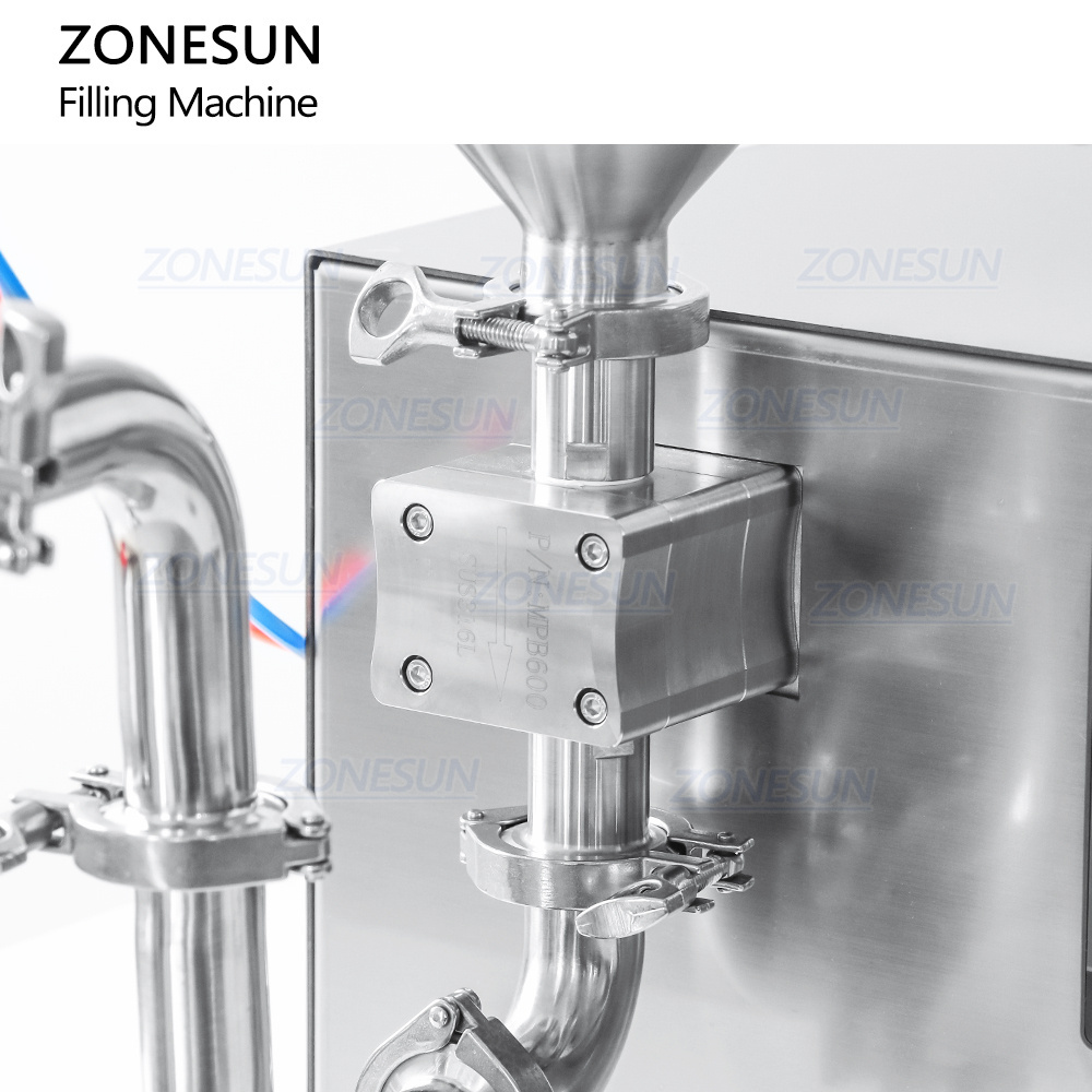 ZONESUN ZS-GTMP30L Desktop Magnetic Pump Semi Automatic Servo Motor Large Flow Sauce Honey Paste Filling Machine