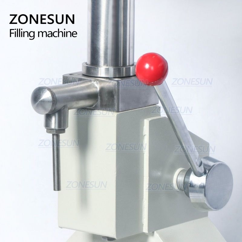 ZONESUN Manual Pressure Stainless Paste Filling Machine Dispensing Liquid Packaging Equipment Sold Cream Machine 0-50Ml Supply