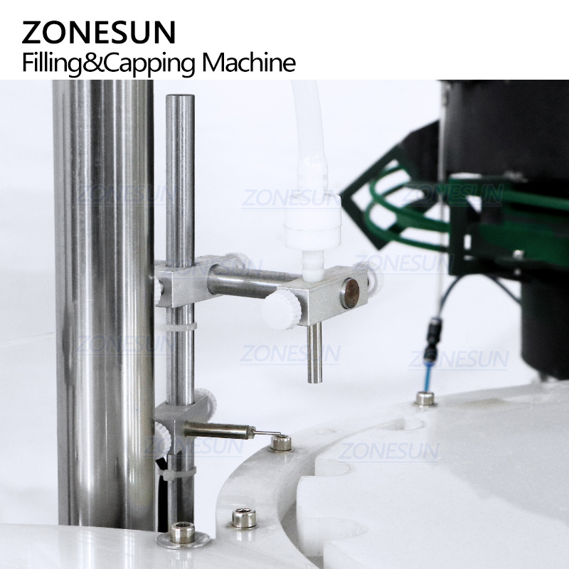 ZONESUN ZS-AFC15 Automatic Monoblock Essential Oil Nail Polish Perfume Small Bottle Liquid Filling Capping Machine