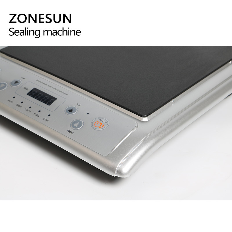 ZONESUN GLF-500L Microcomputer Hand-held Electromagnetic Induction Aluminum Foil Cap Sealing Machine Continuous Induction Sealer