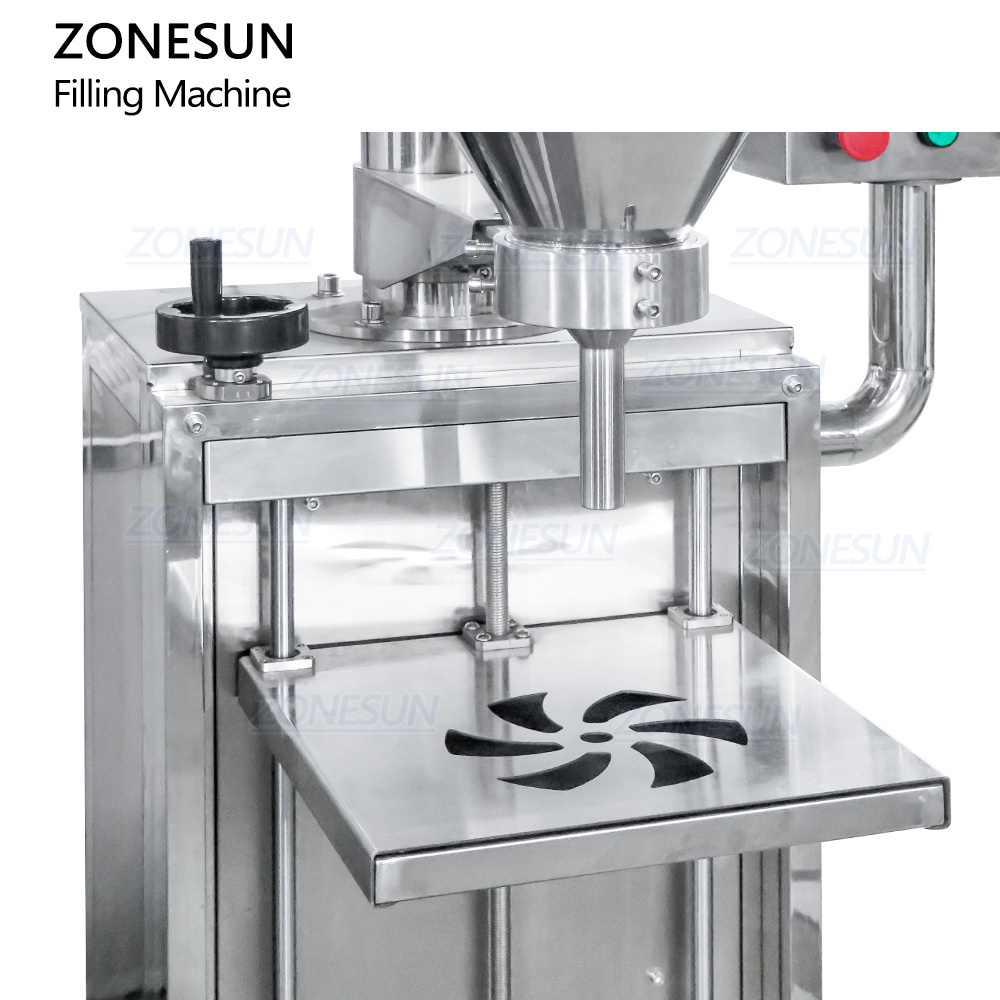 ZONESUN ZS-MB500FP Auger Powder Weighing Quantitative Filling Machine With Vacuum Feeding Pump And Powder Mixing Machine