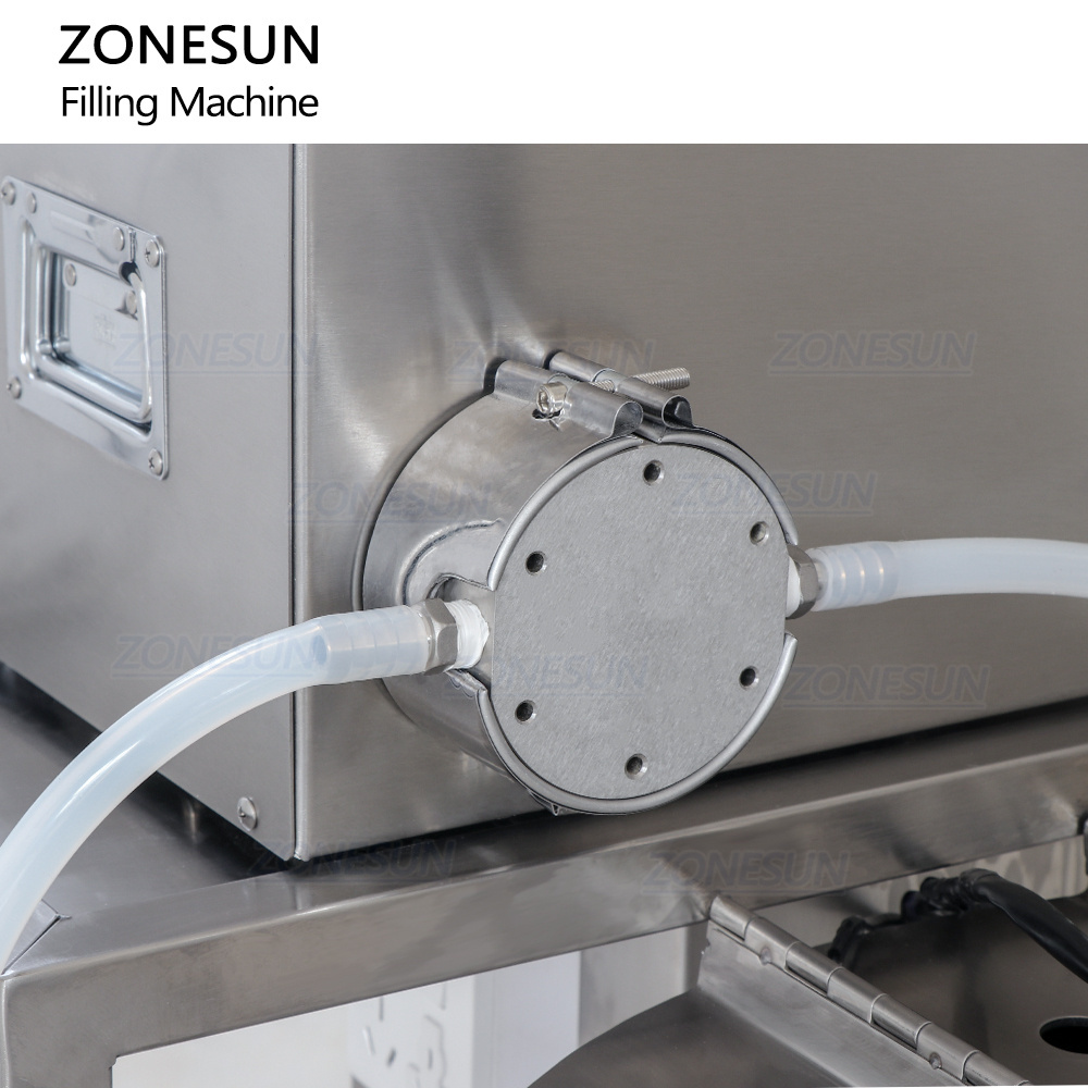 ZONESUN ZS-GTCD Semi-automatic Gear Pump Tea Light Hot Paraffin Paste Heated Candle Wax Pouring Filling Machine