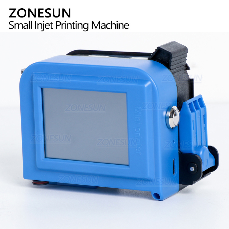 ZONESUN ZS-DC1 Smart Portable Mobile Mini Handheld Carton Cans Bottles Date Coder Inkjet Printers