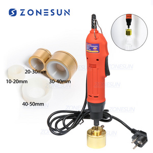 ZONESUN Hand Held Screw Capping Machine Manual Plastic Bottle Screw Capper Cap Sealing Machine