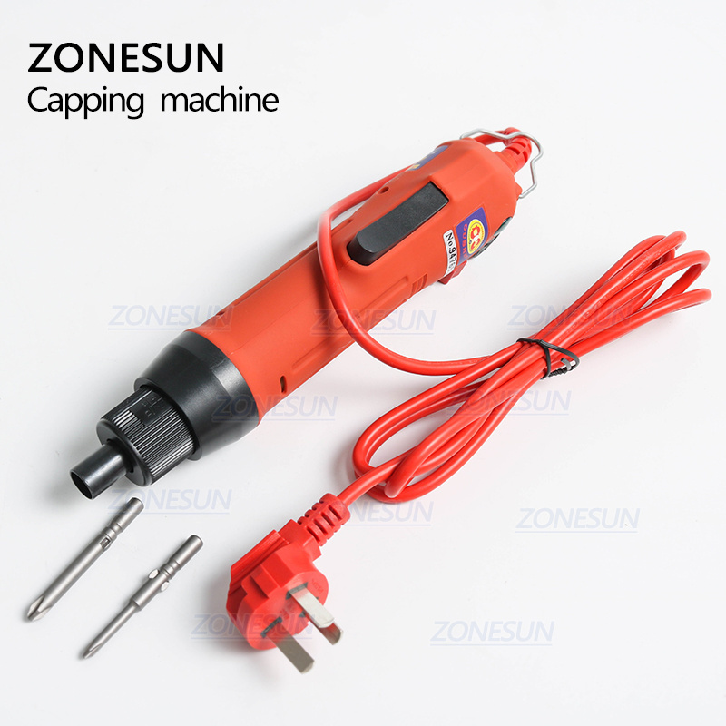 ZONESUN Hand Held Screw Capping Machine Manual Plastic Bottle Screw Capper Cap Sealing Machine