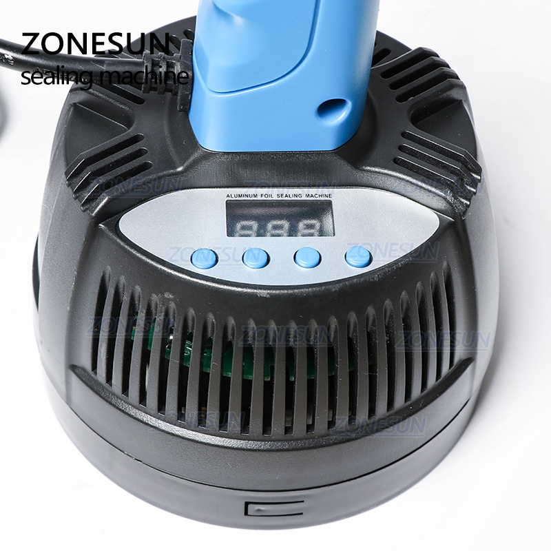 ZONESUN 900A Hand Held Electromagnetic Induction Sealer Honey Plastic Glass Bottle Cap Tin Aluminum Foil Sealing Machine