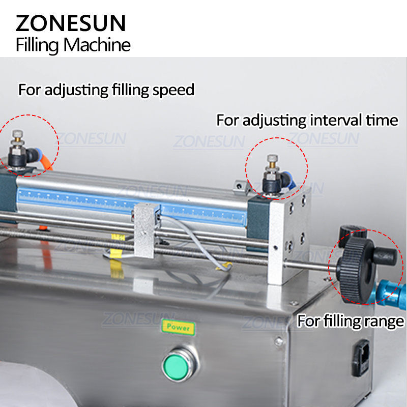 ZONESUN ZS-DTGT1P Automatic Horizontal Single Nozzle Lotion Tomato Sauce Peanut Butter Bottle Thick Cream Paste Filling Machine