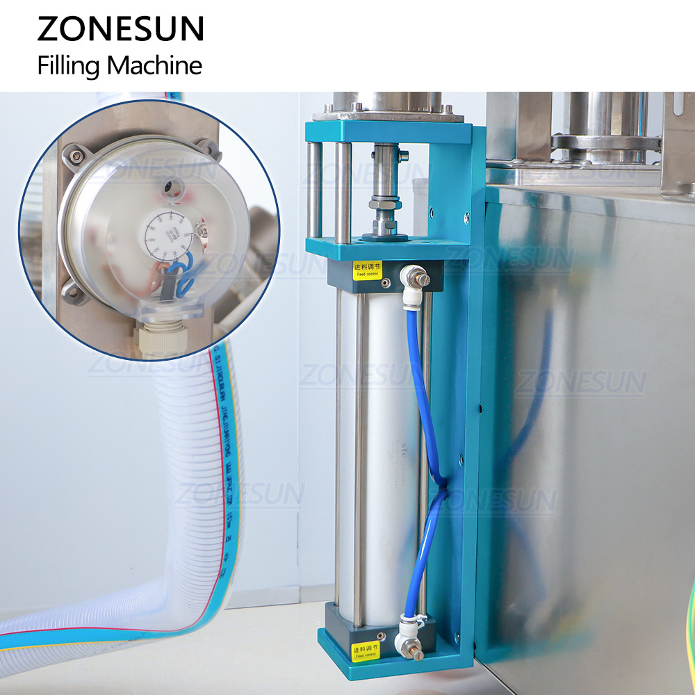 ZONESUN 4 Heads Automatic Face Cream Lotion Body Gel Hair Spray Cosmetics Cream Bottle Paste Filling Machine