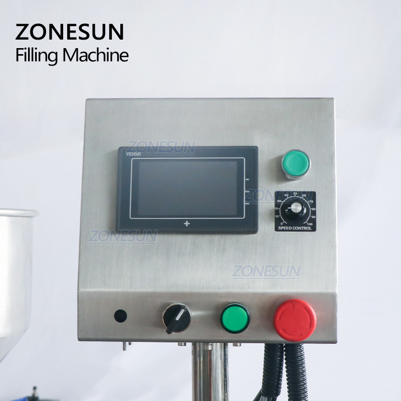 ZONESUN Gel Ketchup Chocolate Jam Lotion Cream Shampoo Oil Bottle Filler Peanut Butter Cosmetic Liquid Paste Filling Machine