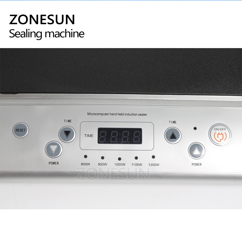 ZONESUN GLF-500L Microcomputer Hand Held Electromagnetic Induction Aluminum Foil Cap Sealing Machine Continuous Induction Sealer