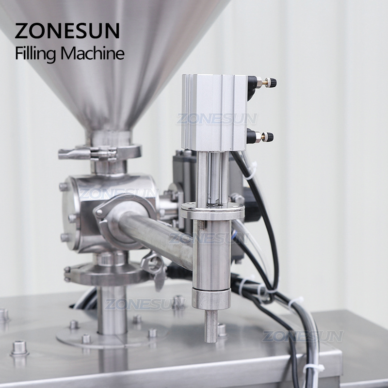 ZONESUN Automatic Servo Motor Hot Sauce Ketchup Jam Jar Lotion Cosmetic Cream Shampoo Honey Bottle  Liquid Paste Filling Machine