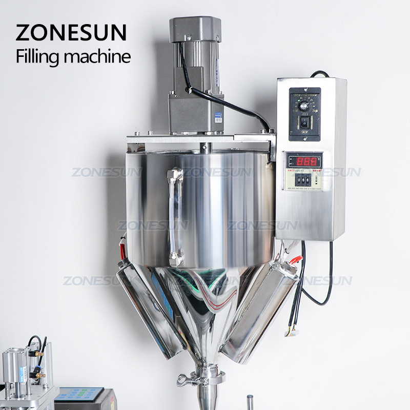 ZONESUN Automatic Rotor Pump Honey Chocolate Peanut Butter Filler Olive Oil Lotion Face Cream Jam Bottle Paste Filling Machine