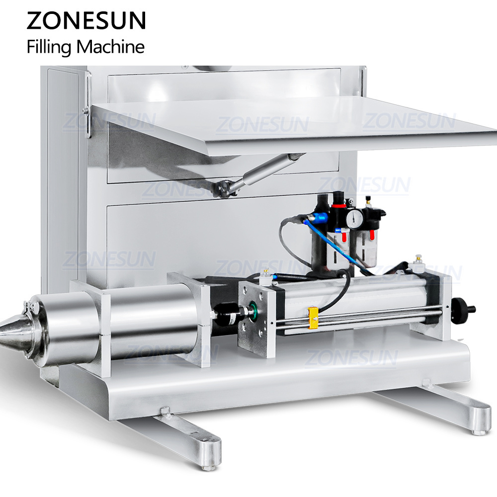 ZONESUN ZS-BIB01 Semi-automatic Milk Fertilizer Juice Plastic Bags-in-Box Water Wine Syrup Liquid Box Filling Capping Machine