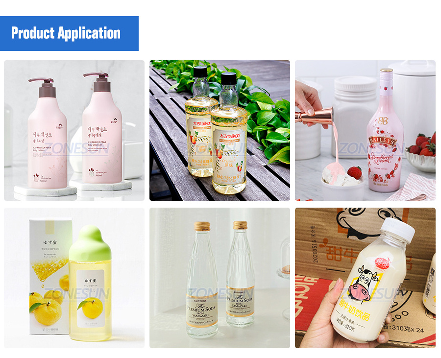 ZONESUN Gel Ketchup Chocolate Jam Lotion Cream Shampoo Oil Bottle Filler Peanut Butter Cosmetic Liquid Paste Filling Machine