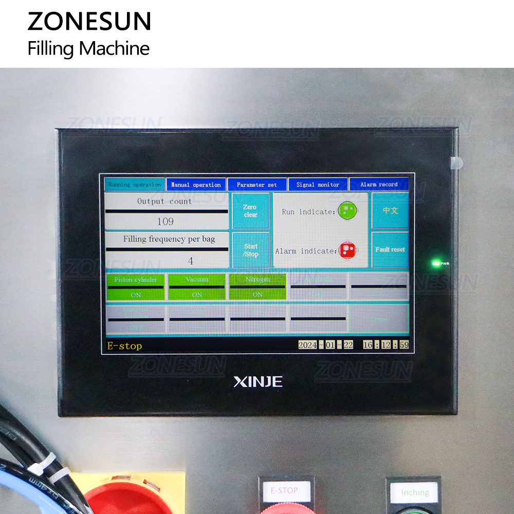 ZONESUN ZS-BIB01 Semi-automatic Milk Fertilizer Juice Plastic Bags-in-Box Water Wine Syrup Liquid Box Filling Capping Machine