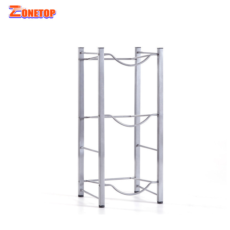 Floor Standing Storage Rack 3 4 5 Tiers Metal 5 Gallon Water Bottle Storage Rack / 5 Gallon Bottle Holders