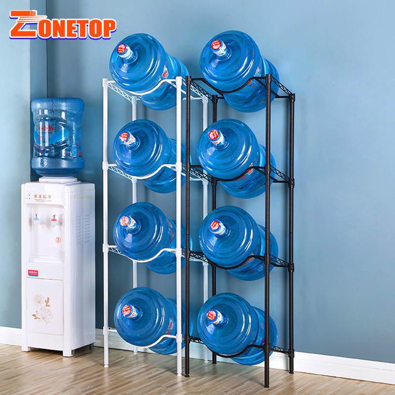 Factory Direct Wholesale 5 Tiers Stock Racking / 5 Gallon Water Storage Holders / 5 Gallon Portable Stacking Rack