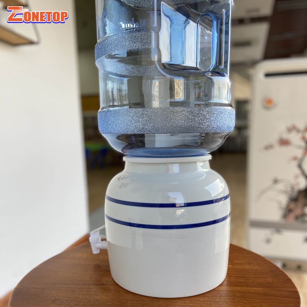 Hot Selling Sub Daily Use Porcelain Ceramic Drinking Water Dispenser / Ceramic Drinking Water Appliances / Ceramic Water Crock