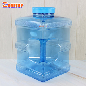 Fast Delivery Wholesale Sky Blue 5 Litre 7.5 Litro 10L 2 Gallon Square Bucket With Lid