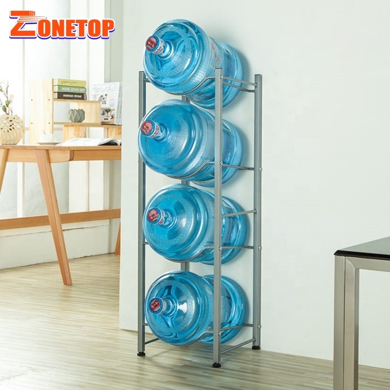 Wholesale Flooring Stand Display Shelf 5 Gallon Bottle Storage Holders & Racks