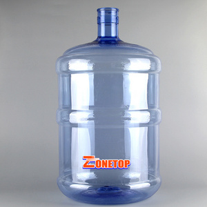 100% New Virgin Material 19 liter 19l 20l Five Gallon Empty Round 5 Gal PET Water Bottle