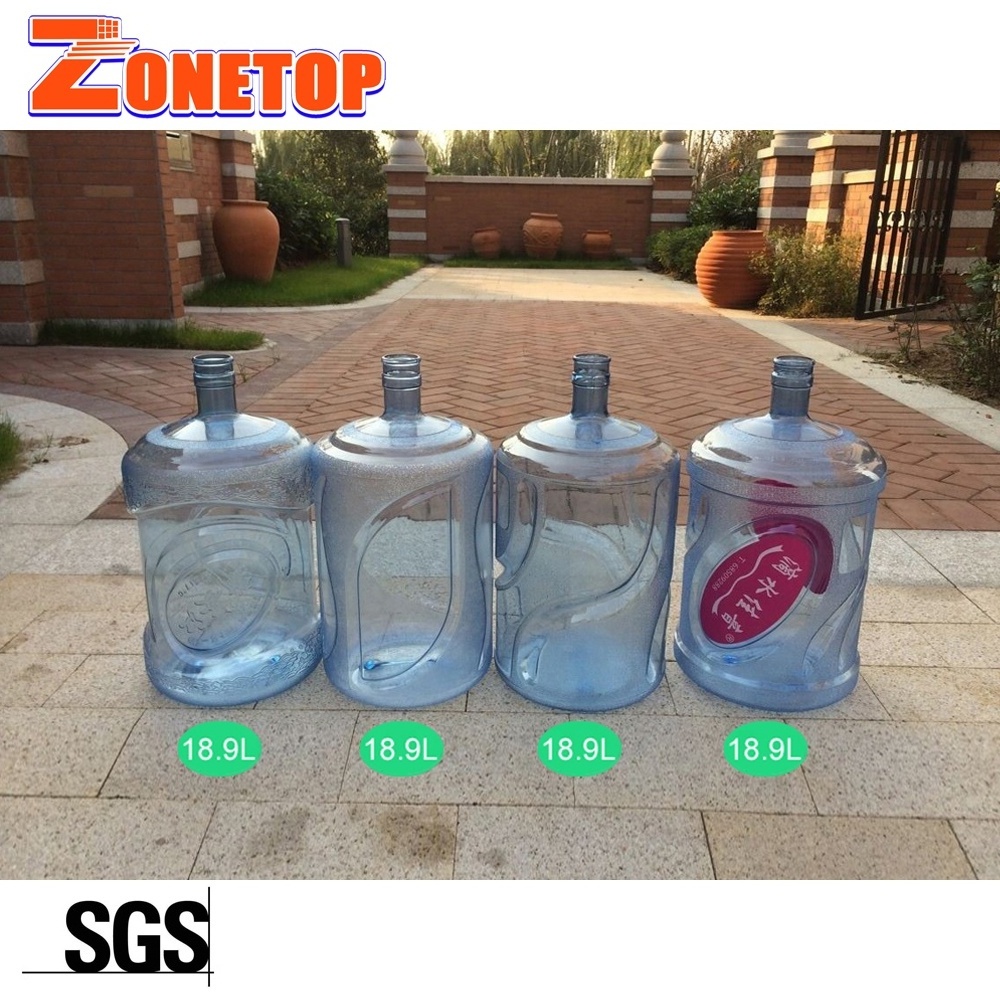 Free Shipping 18 lt 18.9 Liter 19 Litre 20 litro 5 Gallon Five Gal Empty Custom Mineral Water Bottle