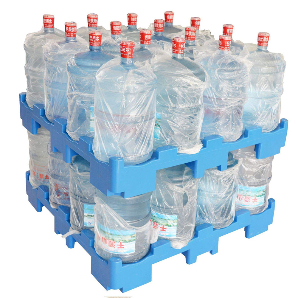 Wholesale Blue Color Stacking Plastic 18L 18.9L 19L 20L 5 Gallon Drinking Mineral Water Bottle Pallet