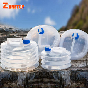 High Quality 3 L 5 Ltr 8 Lts 10 Liter 15 Litre White Transparent Foldable Flexible Water Bladder Storage Tank