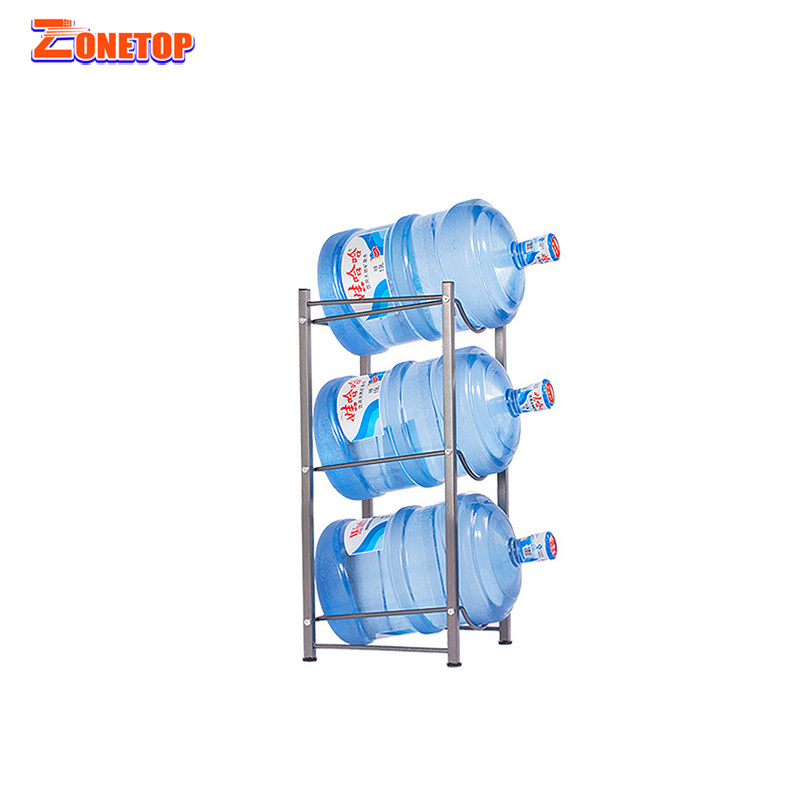 Floor Standing Storage Rack 3 4 5 Tiers Metal 5 Gallon Water Bottle Storage Rack / 5 Gallon Bottle Holders