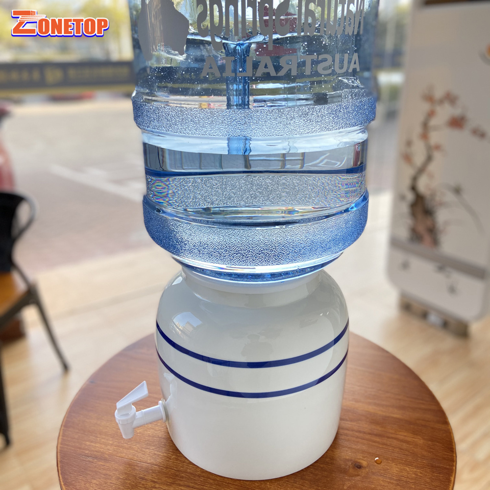 Hot Selling Sub Daily Use Porcelain Ceramic Drinking Water Dispenser / Ceramic Drinking Water Appliances / Ceramic Water Crock