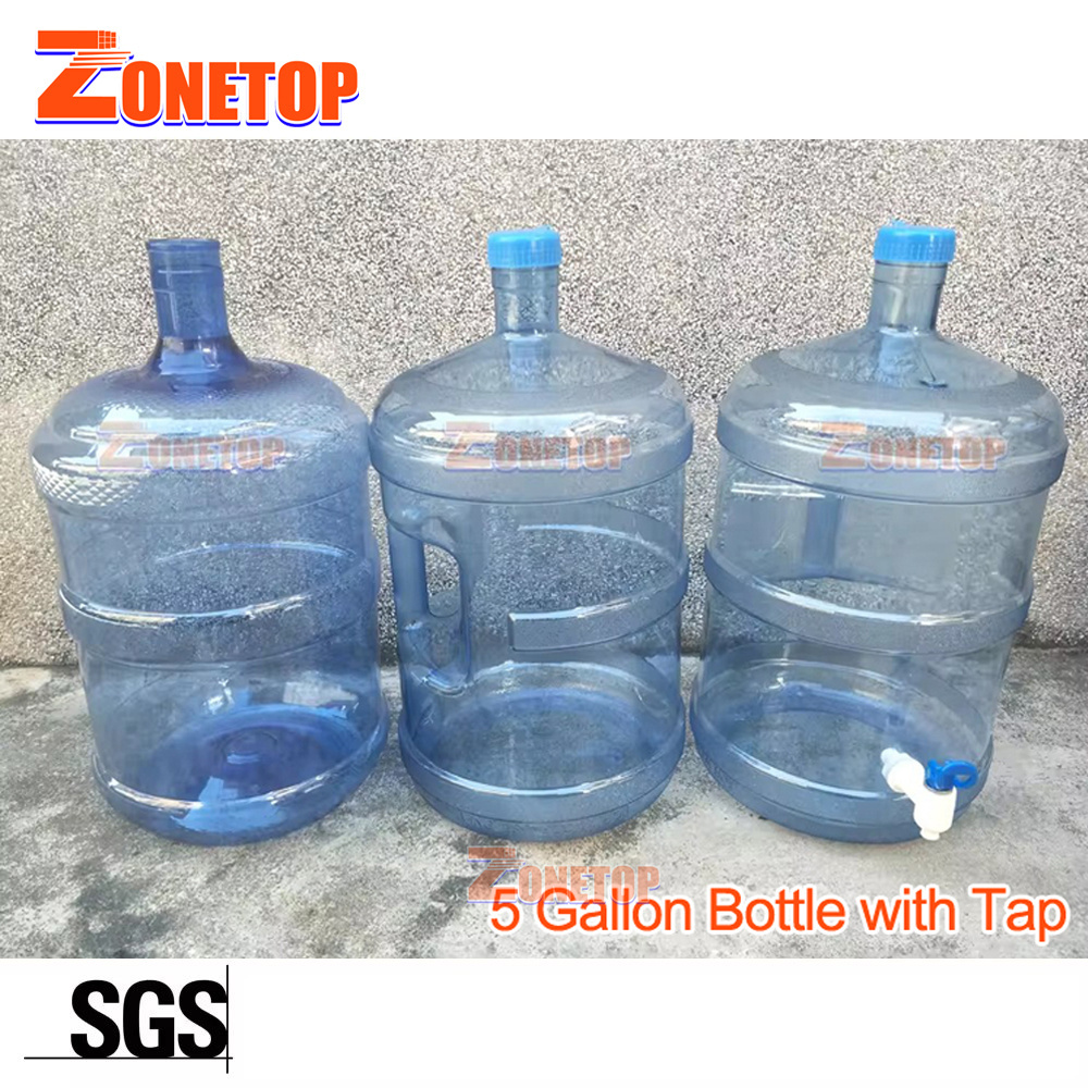 Food Grade 18L 18.9L 19L 19ltr 19 litter 20L 20 lt 5 Gallon Water Bottle with Tap