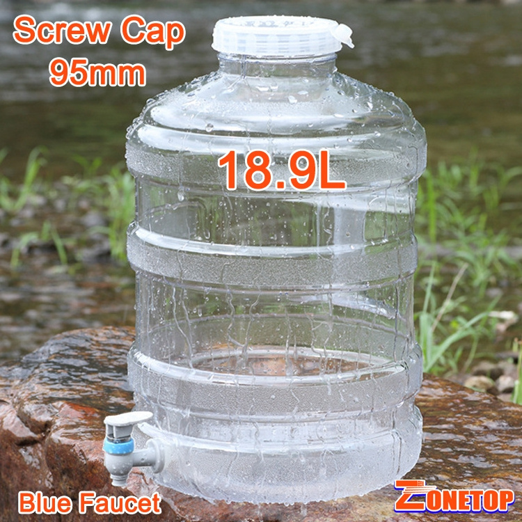 55 mm Barrel Neck 5 7.5 11.3 15 18.9 19 Liter 5 Gallon Water Bottle Dimensions