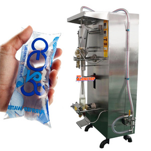 High Efficiency SJ-1000 Complete Automatic Filling Small Plastic Bag Liquid Pouch Drinking Pure Sachet Water Machine In Ghana