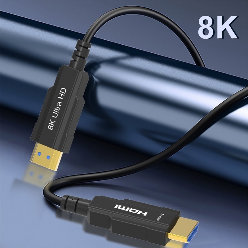 Professional Supplier 20 M Extender Over Fiber Optic TV AOC Cable High Speed 4k HDMI Cable