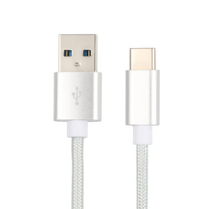 High Quality Standard 1m White PVC USB Cable Fast Charging and Data Sync Cables for Android Mobile Phone