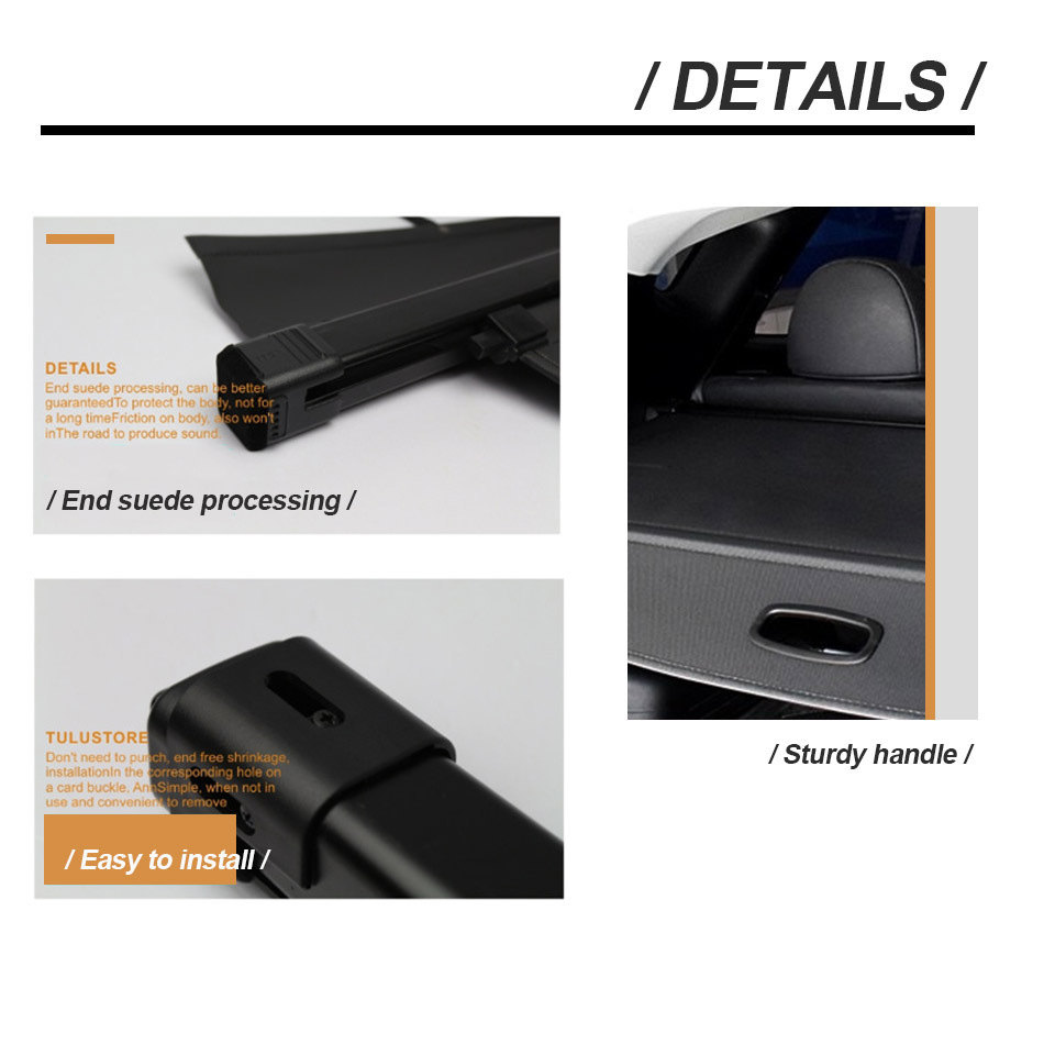 Newest Retractable Cargo Cover For Lexus Rx270 Rx350 Rx450H RX 2010-2015 Car Accessories