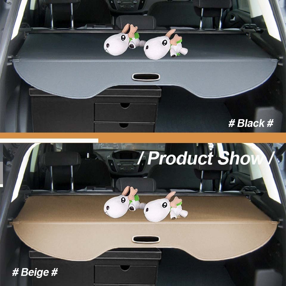 High Quality Retractable Cargo Cover For Ford Escape 2013-2016 Interior Accessories