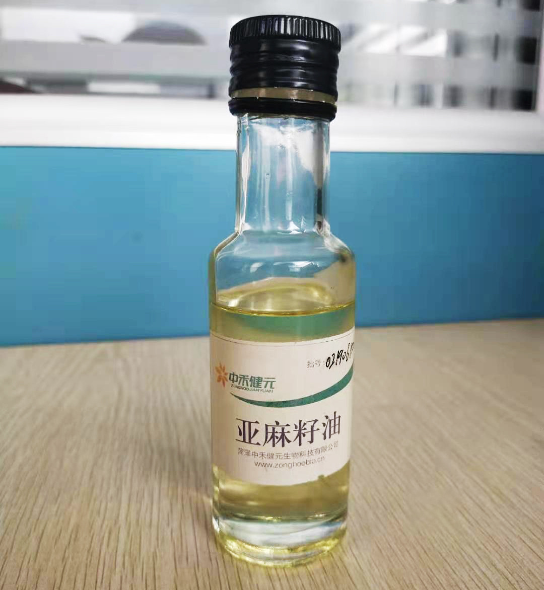 Factory Supply Cold Pressed Linseed Oil Food Grade 100% Pure  Organic Flax Seed Oil  Bulk Price