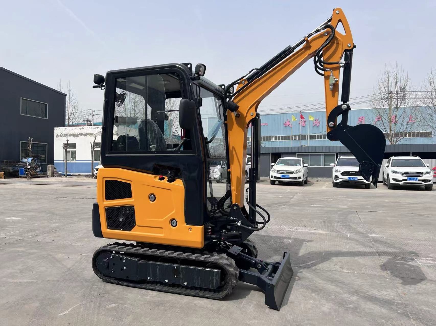 Chinese famous brand mini excavator price with swing boom