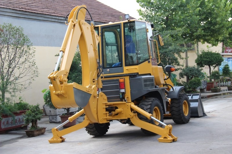 WZ45-17 chinese backhoe loader with 400mm digging bucket