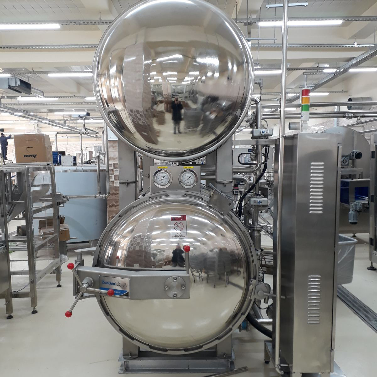 1200*3600mm industrial Stainless steel pressure cooker autoclave retort for canning food sterilization