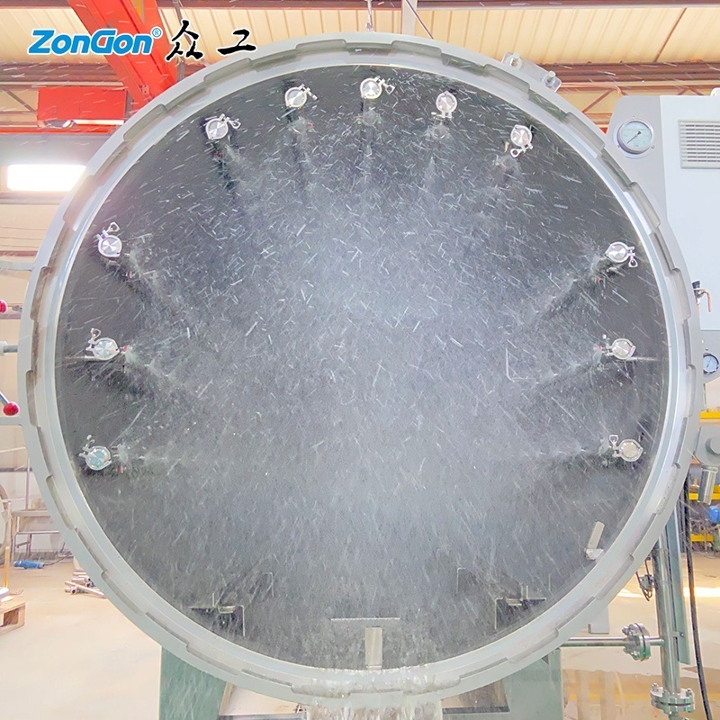 Food sterilizer retort machines autoclave with high temperature and high pressure for factory use industrial