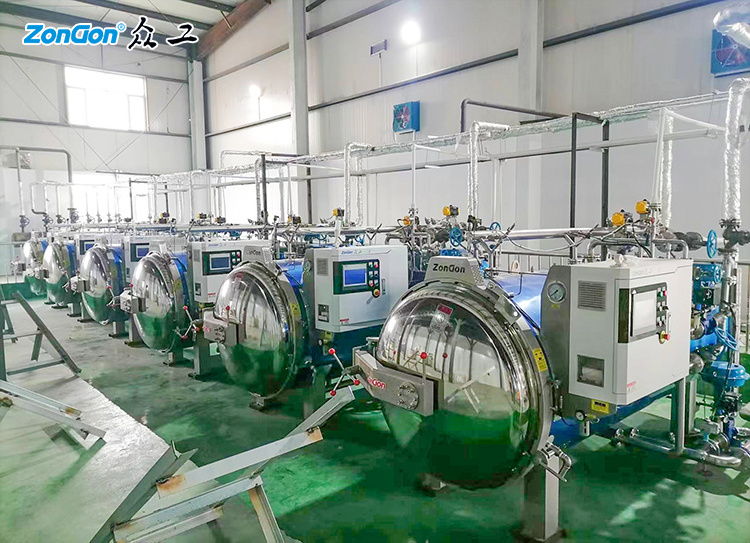 Steam Full Automatic Double Door Mushroom Retort Cultivation Autoclave Sterilizer Machines