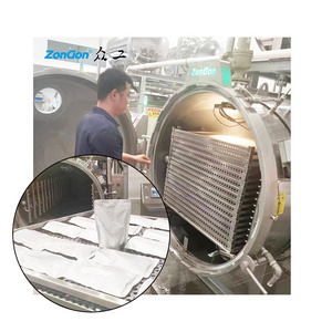 On-site installation Horizontal  industrial autoclave steam retort for canning food