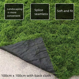 Cheap Artificial Grass Synthetic Lawn sales decking green plants moss flower wall landscape leisure decorated  garden