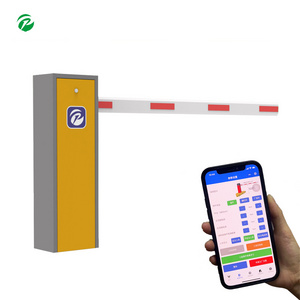 Smart parking barrier remote control arm direction interchanged hydraulic barrier fast opening parking barrier gates