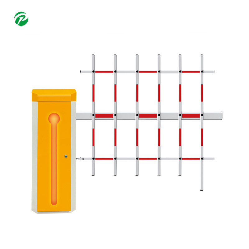 High Quality 90 degree fold traffic barrier with led light speed adjustable Boom barrier gate fast opening with arm auto reverse