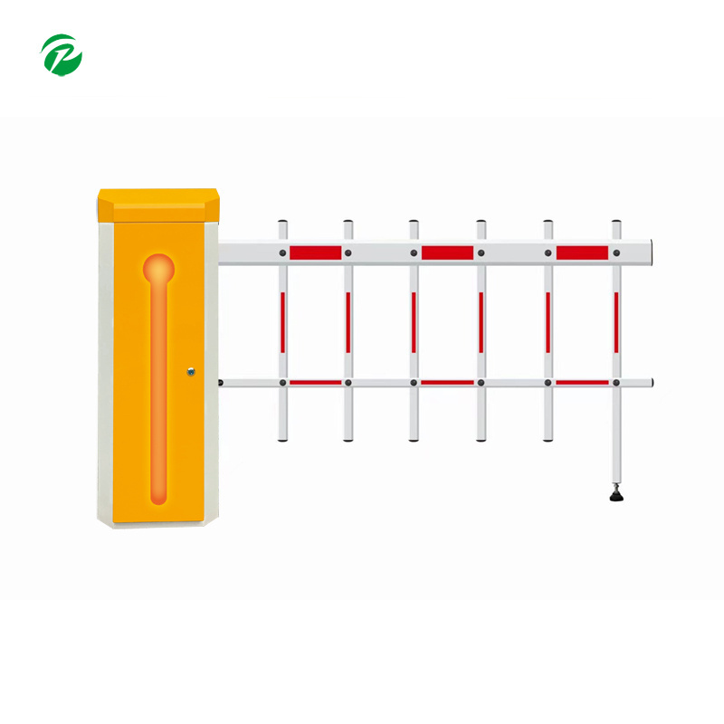 High Quality 90 degree fold traffic barrier with led light speed adjustable Boom barrier gate fast opening with arm auto reverse