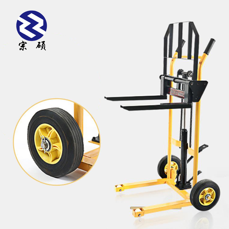 factory direct sale high quality 200kg Manual hydraulic fork pallet lifter hand forklift